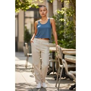 Patagonia Women’s Blue Cropped Tank Top Size Small | Sustainable Activewear